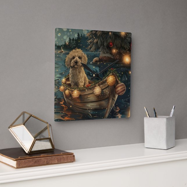 Reloj Cuadrado Navidades de La Habana Festividad (Oficina)