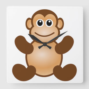 RELOJ CUADRADO NEGOCIO DE MONKEY
