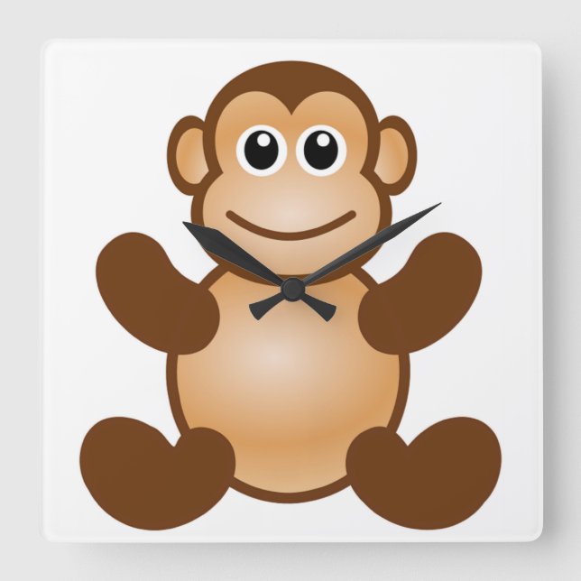 RELOJ CUADRADO NEGOCIO DE MONKEY (Anverso)