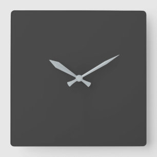 Reloj Cuadrado Negro Azabache