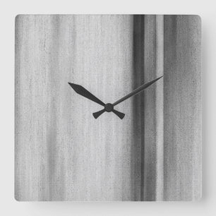 Reloj Cuadrado Negro blanco gris moderno