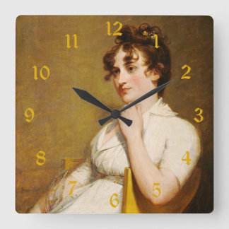 Reloj Cuadrado Nelly Abuela del Presidente Washington