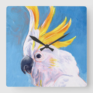 Reloj Cuadrado Neon Mohawk - Cockatoo