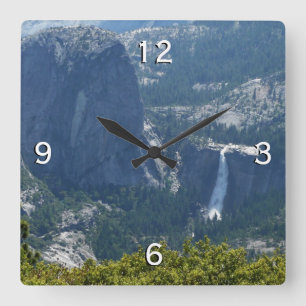 Reloj Cuadrado Nevada cae del sendero Panorama Yosemite