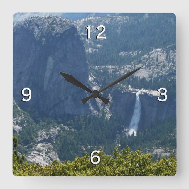 Reloj Cuadrado Nevada Falls desde el Panorama Trail (Anverso)