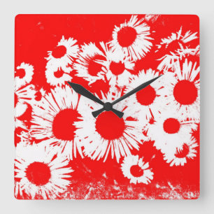 Reloj Cuadrado New England Wild Aster