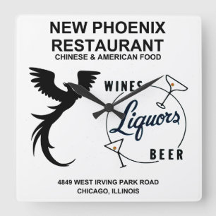 Reloj Cuadrado New Phoenix Restaurant, Chicago, IL