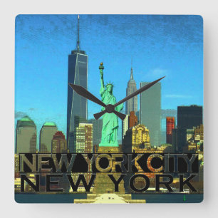 Reloj Cuadrado New York City