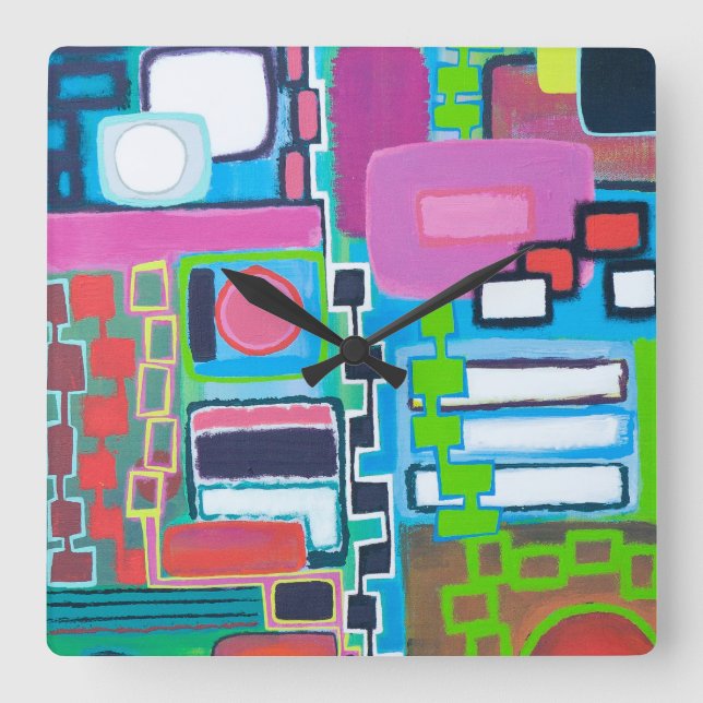 Reloj Cuadrado Nexus Wall Clock (Anverso)