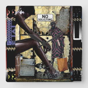 Reloj Cuadrado ¡Ninguna solicitación!