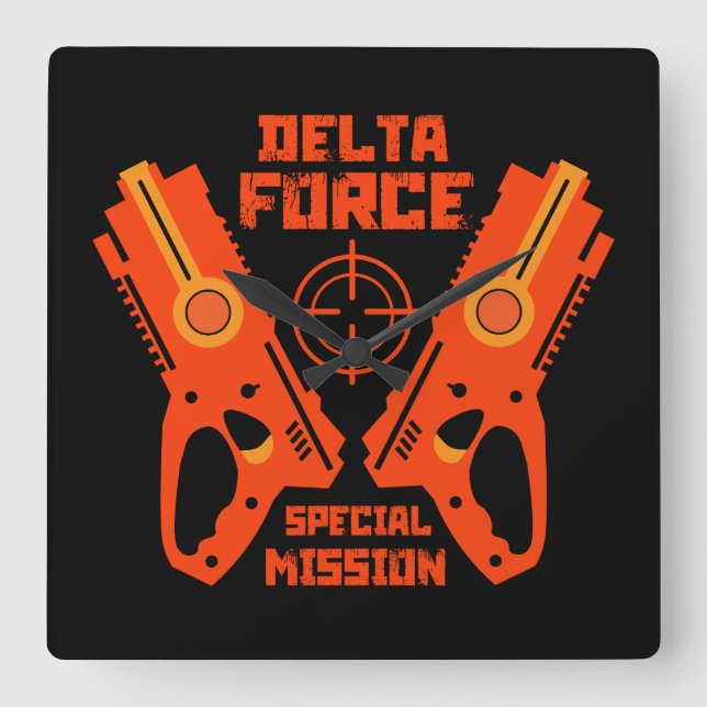 Reloj Cuadrado Niños juguetes accesorios para la batalla (Anverso)