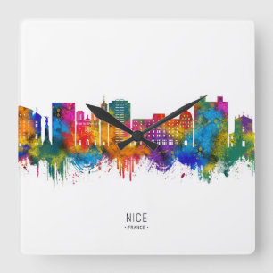 Reloj Cuadrado Niza Skyline