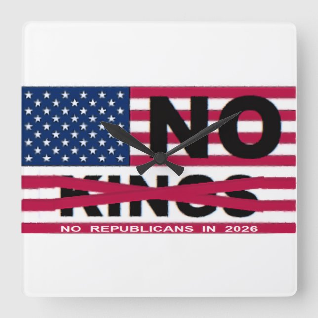 RELOJ CUADRADO NO KINGS (Anverso)