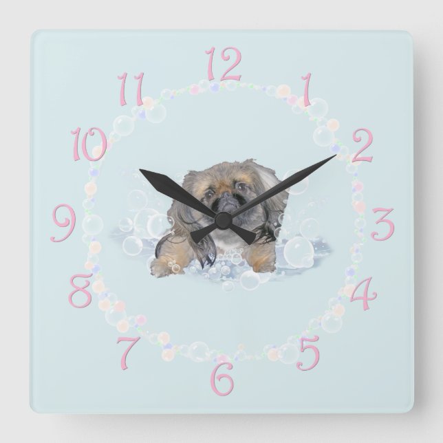 Reloj Cuadrado No otro baño (Anverso)