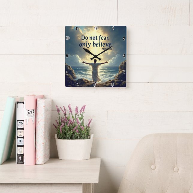 Reloj Cuadrado No temas, sólo créeme a Mark 36 (Sala de lectura)