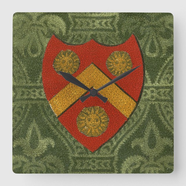 Reloj Cuadrado Noble Escudo V (Anverso)