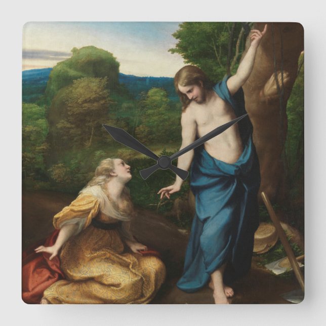 Reloj Cuadrado Noli me tangere (Anverso)