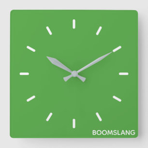 Reloj Cuadrado Nombre de color verde de Boomslang