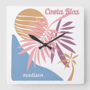 Reloj Cuadrado Nombre personalizado Costa Rica