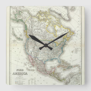 Reloj Cuadrado Nord América