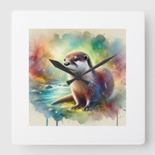 Reloj Cuadrado North American River Otter 280824AREF118 - Waterco