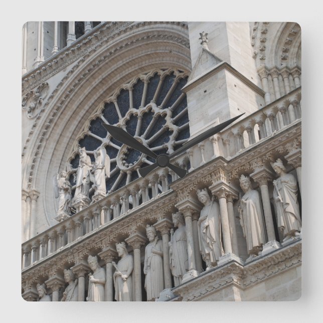 Reloj Cuadrado Notre Dame detail (Anverso)