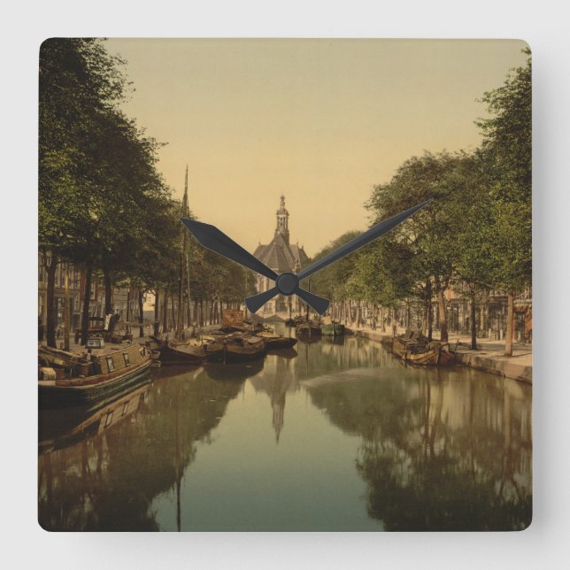 Reloj Cuadrado Nueva iglesia, La Haya, Países Bajos (Anverso)