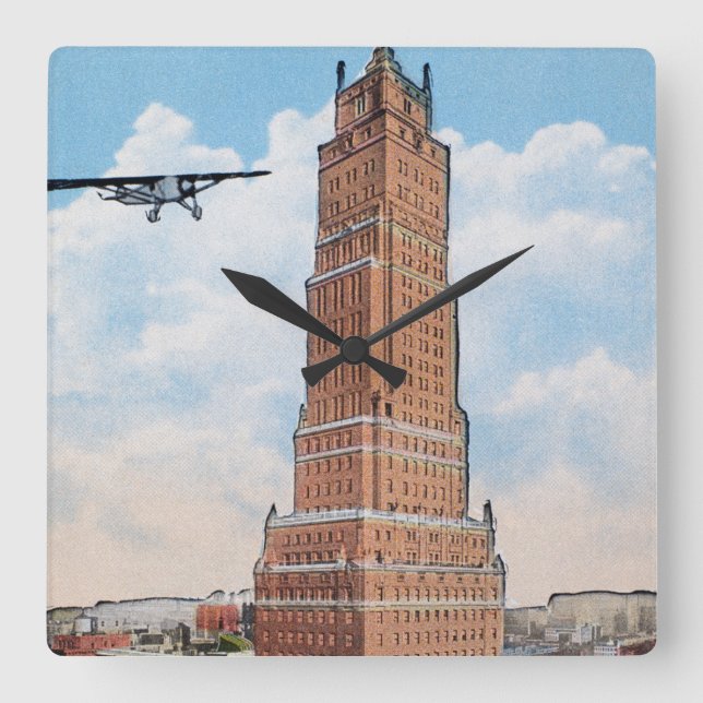 Reloj Cuadrado Nueva York: Torre de Ritz (Anverso)