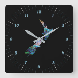 RELOJ CUADRADO NUEVA ZELANDIA PAUA