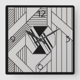 Reloj Cuadrado Nuevo estilo Art Deco