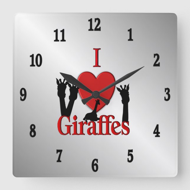 Reloj Cuadrado Numerales romanos de búho esmeralda majestuoso (Anverso)