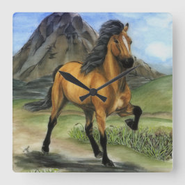 Reloj Cuadrado Número de oro