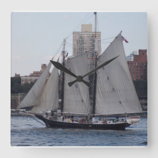 Reloj Cuadrado NYC Sailboat 1