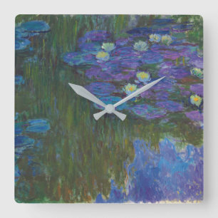 Reloj Cuadrado Nymphéas en fleur 1914-17