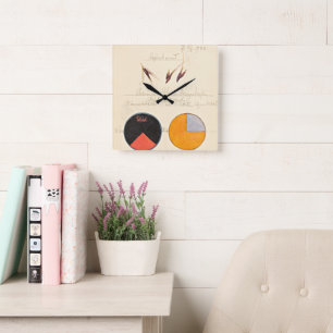 Reloj Cuadrado Oats, 1920 por Hilma af Klint