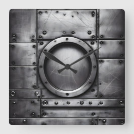 Reloj Cuadrado objeto de acero