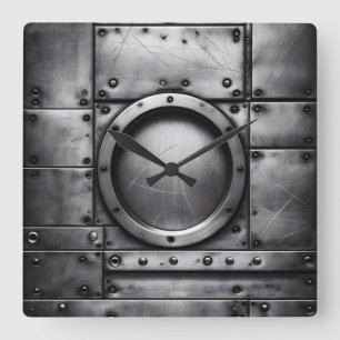 Reloj Cuadrado objeto de acero