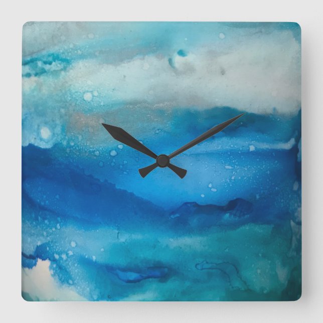Reloj Cuadrado Ocean Moods Clock (Anverso)