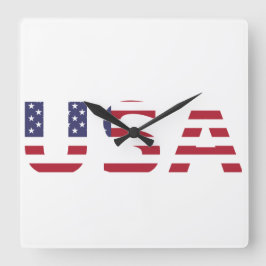 Reloj Cuadrado Oclock USA