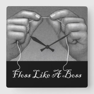 Reloj Cuadrado Oficina Dental