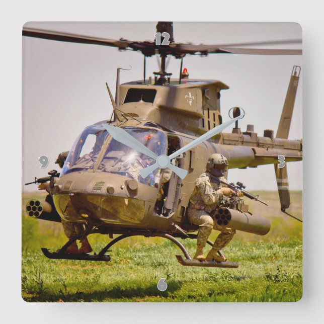RELOJ CUADRADO OH-58D KIOWA (Anverso)