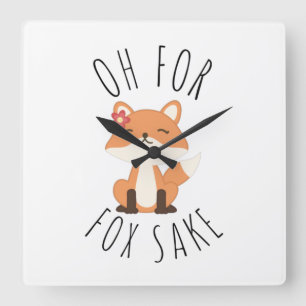 Reloj Cuadrado Oh por Fox Sake