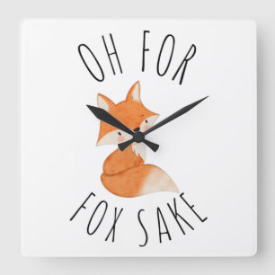 Reloj Cuadrado Oh por Fox Sake