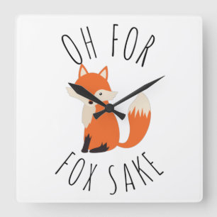 Reloj Cuadrado Oh por Fox Sake