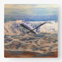 Olas arte pintado a mano original