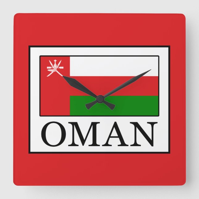 Reloj Cuadrado Oman (Anverso)