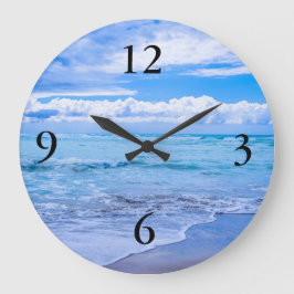 Reloj Cuadrado ondas oceánicas increíbles