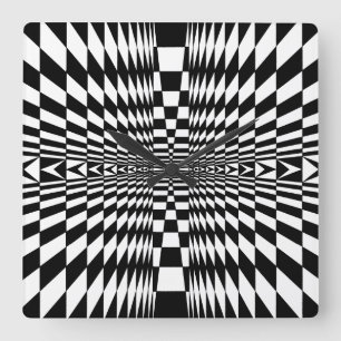 Reloj Cuadrado OP -Art #7 at Emporio Moffa