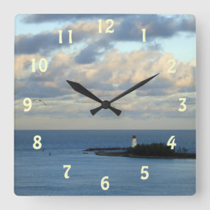 Reloj Cuadrado Opinión II del mar
