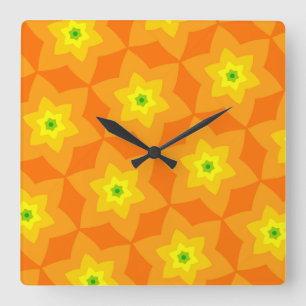 Reloj Cuadrado Orange Yellow & Kiwi